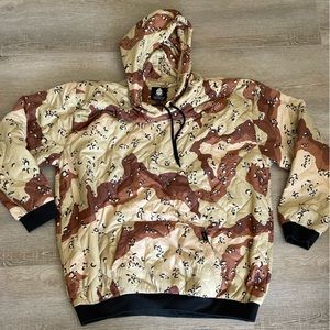 Wrmfzy chocolate chip desert camo woobie hoodie